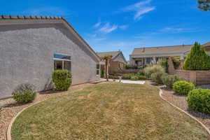 View of yard featuring a patio