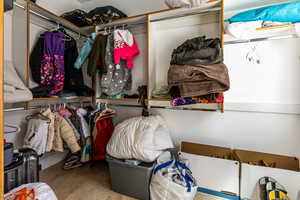 View of spacious closet