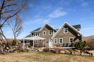 View of back of property