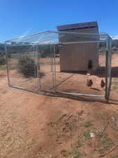 View of chicken coop
