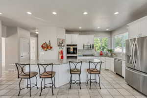 Kitchen with 9' Island and New Stainless Steel Appliances