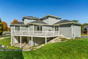 Back of Home with Wrap Around Deck