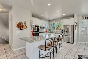 Kitchen with 9' Island and New Stainless Steel Appliances