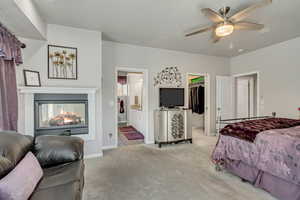 Owners En Suite Bedroom - Sitting Area with Double Sided Fireplace