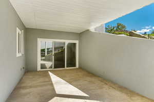 Ground Level ADU Covered Patio - Off of Family Room