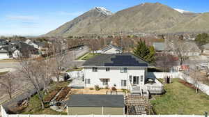 View of mountain feature with a residential view