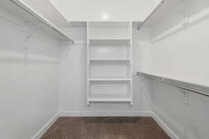 Primary closet