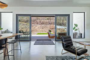 View of doorway to outside