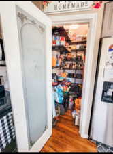 View of storage area