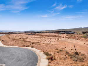 Exterior space with a mountain view
