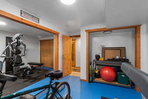 Exercise room alternate view