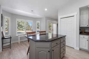 Amazing natural light from the backyard into the kitchen