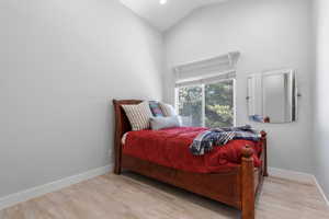 Bedroom #3 with vaulted ceiling