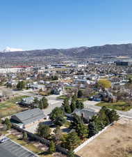 Drone/aerial view looking southeast
