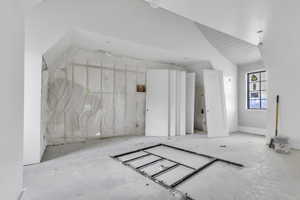 Bonus room with vaulted ceiling