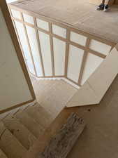 View of stairway