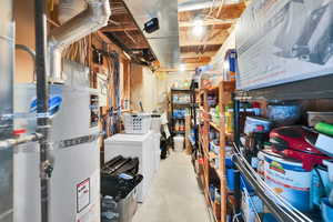Utility room and storage closet