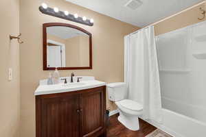 Full bath in basement