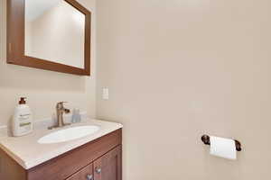 Half bath on main floor