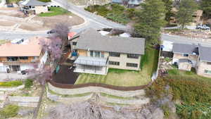 Bird's eye view featuring a residential view