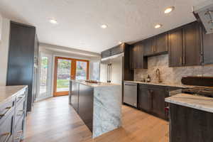 amazing east and west natural light.  So much natural light with great indoor/outdoor entertaining space