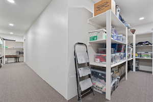 View of storage area