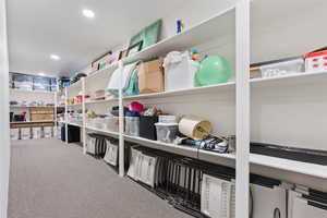 View of storage room