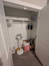 View of closet (bedroom 1)