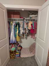 View of closet (bedroom 2)