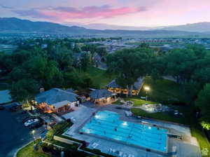 Olympic size hot springs pool