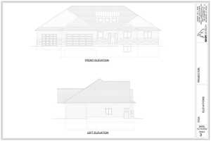 Front  and side exterior sketch
