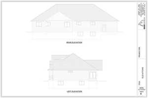Front  and side exterior sketch