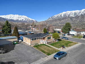 Exterior space featuring a mountain view and a residential view