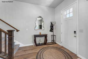 Foyer entrance with lots of natural light