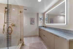 Spa style full bathroom