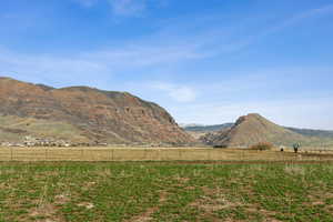 View of mountain feature featuring a rural view