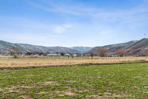 Mountain view featuring a rural view
