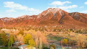 View of mountain background