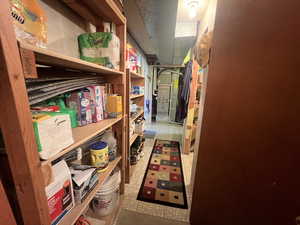 View of storage area