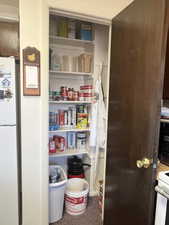 View of storage area
