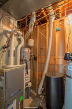 Utilities with strapped water heater