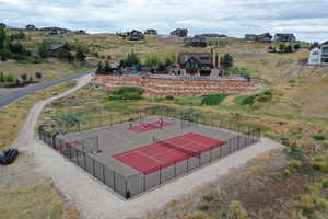 Aerial view featuring a rural view