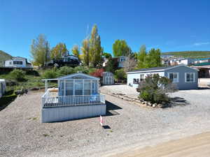 View of back of property