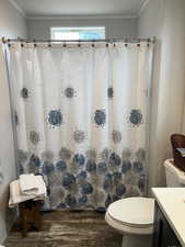 Master bath combo tub shower