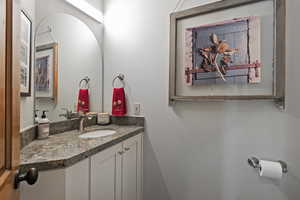 Main floor powder room