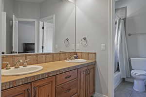 Jack and Jill bathroom