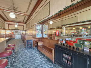 Bar with a bar
