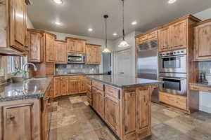 Sub Zero Fridge, Gas Stove, Pantry