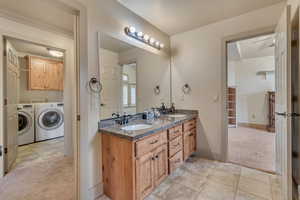 Jack and Jill bathroom between Bedroom #2 and Bedroom #3