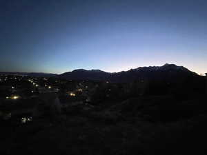 Photo taken from back yard